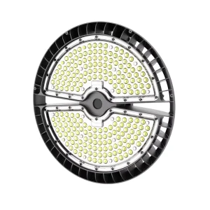 165-180LM/W 320 Watts IP65 Indoor High Power Black UFO High Bay Light for Warehouse Lighting