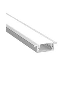 17*07mm LED Aluminum Profiles for Kitchen Furniture LED Linear Lighting and LED Extruded Profiles Recessed Mounting