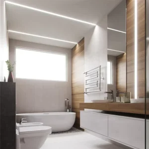 17mm X 8mm Living Room Background Wall Embedded Linear Light Waterproof Led Profile Light