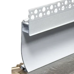 18*107mm 1M Recessed LED Skirting Aluminum Alloy 6063 T5 Square Profile Cutting Welding Embedded LED Lights for Decorations