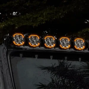 18 Inch Modular LED Spot Lights Front Bumper for F150 Raptor Jeep Wrangler JL 4X4 Can Am Maverick Polaris RZR Driving Light Bar
