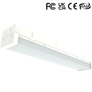 18W 2ft LED Batten Light SMD2835 PC Cover Steel Housing Linear Lamp for Commercial Industrial Surface Mount FCC SAA CE