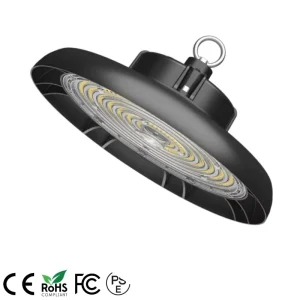 190LM/W Power Switchable 1-10V Dimming Factory Lighting 100W UFO LED High Bay Light