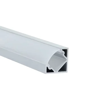 19X19MM 6000 Series Corner Mounted LED Aluminum Alloy Profile Strip Light Housing for Decorations with Cutting Service