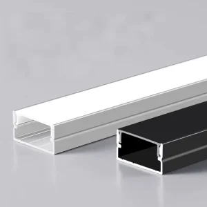 1M 2M 3M Anodized Diffuse Extrusion LED Profile Light Aluminium Channel Lighting Strips for Indoor Use