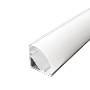 1m 2m 3m Black PC Cover V Shape Channel Aluminum LED Profile Light for LED Strip