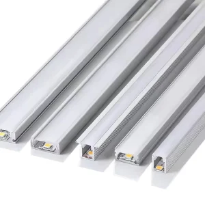 1m 2m 3m Recessed Aluminum LED Linear Strip Light Drywall with Milky White PC Cover Profile Light for Ceilings