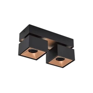 2*12w/3*12w Foldable Adjustable Antiglare Focus Cob Double/Three-head Surface Mounted Spotlight