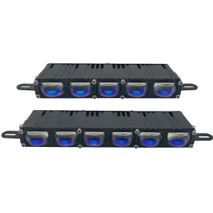 2 PCS High Power With Fan Car Spotlights Led Grille Lights Fog Work Light External Auxiliary Lights Off road Vehicle SUV Truck