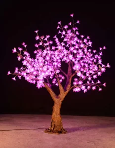 2.5m Trees Motif Light LED Cherry Blossom Handmade Pink Tree Indoor Outdoor Home Office Party Wedding
