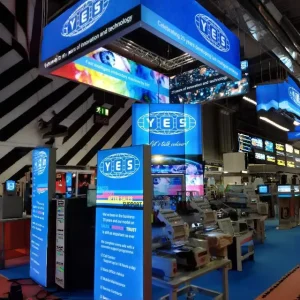 20 X 20ft Exhibition Booth Design Fair Expo Stand Led Light Box Ideas Backlit Trade Show Convention Booth Displays