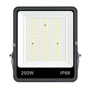 20000lm 200W Long Distance High Bright Ellipsoidal Square Sports LED Slim Flood Lights for Soccer Pitch Futsal Ground
