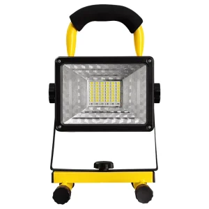 2000LM Rechargeable Lithium Power LED Work Light With USB C for Outdoor Camping Emergency Lighting