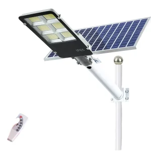 200W 300W 150W IP68 Solar Street Light LED Ra90 6000K 135 Beam Angle 5-Year Warranty Garden Aluminum Alloy Remote Control Wall