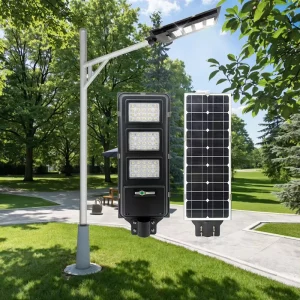 200W 300W 400W LED Solar Street Light Remote Control Road Parking Yard Lamp IP65 Outdoor Street Lamp