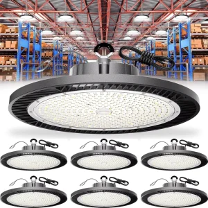 200W 300W 400W UFO LED High Bay Light IP65 Linear Warehouse Garage Lighting
