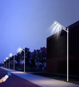 200W All in One Integrated Outdoor Waterproof Radar Induction Solar Street Light for Road Park Courtyard Lighting