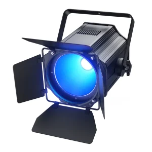 200W COB Linear Spotlights with Barn Doors RGBWA UV 6in1 COB Par Light for Stage Party Concert Church Wedding Theater
