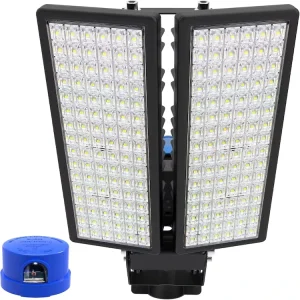 200W Dusk Lights LED Street Light IP67 Waterproof Dusk to Dawn Floodlight Outdoor Road Lamp for Garden Security Outdoor Lighting