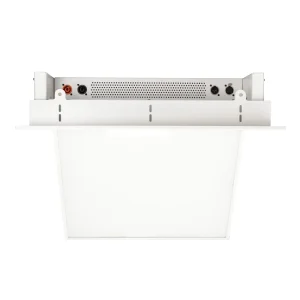 200W Electric Flip Dual Color Temperature LED Flat Panel Light High Brightness Dimmable Commercial Office Ceiling Light