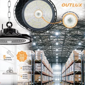 200W High Power Stadium Light UFO Pendant Cling Lamp for Sports Stadiums Warehouse Industrial Use