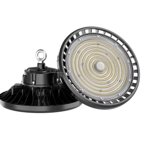200W IP65 Waterproof Aluminum+PC UFO High Bay LED Indoor Lights 6000K Daylight 120 Beam Angle Easy Installation Lighting