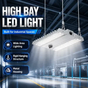 200W Ip66 Linear High Bay Light Angle Adjustable Aluminum Hanging Pendant Warehouse Showroom Gym Lights