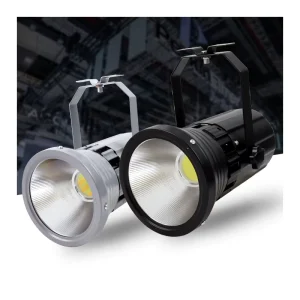 200W LED COB High Power Spotlight IP65 Ra80 6000K Daylight Metal Construction Dimmable for Exhibition Booths Car Shows