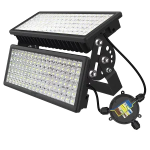 200W LED Flood Light 28000LM 6500K Cool White Super Bright IP67 Waterproof Outdoor Floodlight for Garden Yard Parking Lot