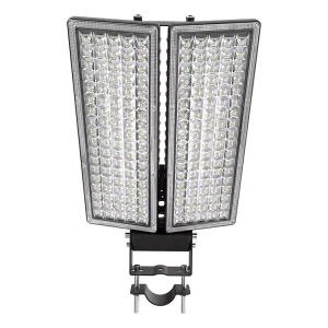 200W LED Flood Light Outdoor with 2 Adjustable Heads 28000LM IP67 Waterproof Street Light Mast Lamp Garden Adjustable Angle