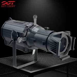200W LED Profile Spotlight 19 26 36 50 Optional Lens Pure Beam No Shadow LCD DMX Manual Quiet Fan Leko Stage Light for Studio