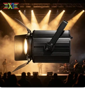 200W LED Zoom Contour Spotlight Combining Cool White and Warm White Light Professional Theatre Stage Lighting