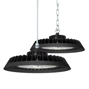 200lm/W 100W 200W 300W LED High Bay Light Industrial Factory Lighting UFO High Bay Light for Garage Warehouse Workshop