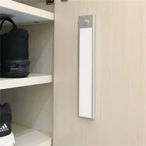 20CM 40CM 60CM Ultra thin Motion Sensor LED Under Cabinet Light Wardrobe Cupboard Closet LED Lamp USB Charging Night Lights