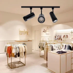 20W 25W 30W Tunable LED Track Light Zoomable 5CCT CRI 90 Flicker Free Commercial LED Rail Lighting for Shop Supermarket