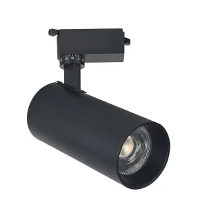 20W 30W 40W Modern Indoor Design Commercial Adjustable 360 Degree LED Light COB Ceiling Aluminum Track Light Dimmable
