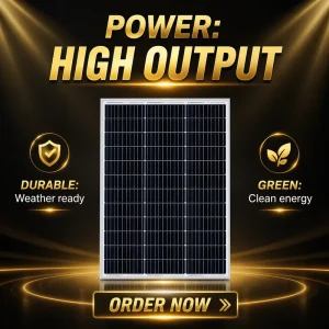 20W 720W Monocrystalline PERC Solar Panel Module 10BB Rigid White Frame Multi Power Range Off Grid Home RV Farm System