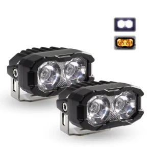 20W High-Performance LED Lights for Car Pickups Off-Road 4×4 Spotlight Pods Waterproof IP68 Rating Compatible F150 Tacoma Hilux
