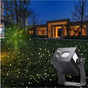 20W IP65 Custom Color LED Advertising Lights Outdoor Garden Laser Projection DMX512 Firefly Effect Laser for Simulated