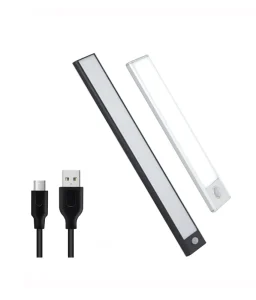 20cm 30cm 40cm 60cm 80cm LED Motion Sensor Under Cabinet Lighting Stick on Anywhere Wireless Wardrobe LED Closet Light