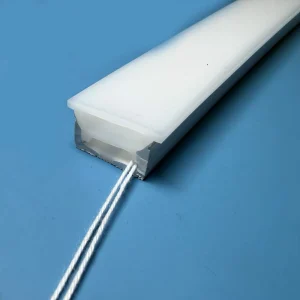 20x14mm Silicone Neon Tube Diffuser LED Strip Housing Aluminum Profile Cover for COB Linear Cabinet Lighting