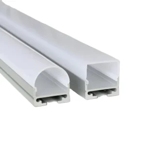20x20mm Embedded LED Strip Light Aluminium Profile Wardrobe Floor Lighting
