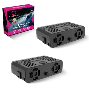 210W 6000K 3000K LED Canbus 12V High Low Beam 3 Lens Car Spotlights Grill Lights