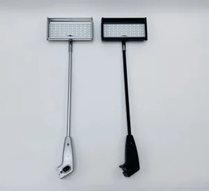 21W 25W LED Long Arm Clip Exhibition Spotlight 120° Beam Angle IP44 Long Pole Design for Exhibition Hall Booth and Background Wall