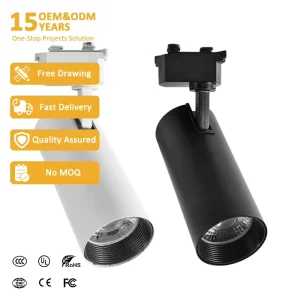 220V 35MM LED Track Light 7W 12W 18W 30W Modern Spotlight Aluminum Body Home Commercial Supermarket Office Surface Mounted