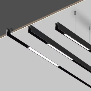 220V Magnetic Track Light System Recessed Magnetic Focus Lamp Linear Spotlight LED Track Magnet Lights Magnetic Light Track