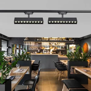 230V Zigbee 12W LED Track Light Modern Design Aluminum Body Warm White 4-Wire Dali Dimming SAA Certified for Office & Hotel