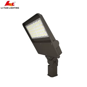 240W LED Parking Lot Light Aluminum Shoe Box Flood Light for Car Lot Road 5000K Luminous Color IP65