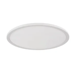24W 36W DOB CCT Change Flat Surface Mounted Suspended Tuya Dimmable Ultrathin Round Side Lighting Flat LED Ceiling Light Panel