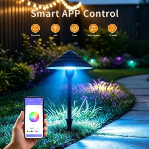 24v Landscape Path Lights Low Voltage IP65 Garden Christmas Light RGB Lawn Lighting Ground Lights Outdoor